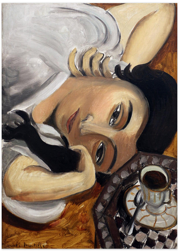 Lorette Con Una Tazza Di Caffe 1916