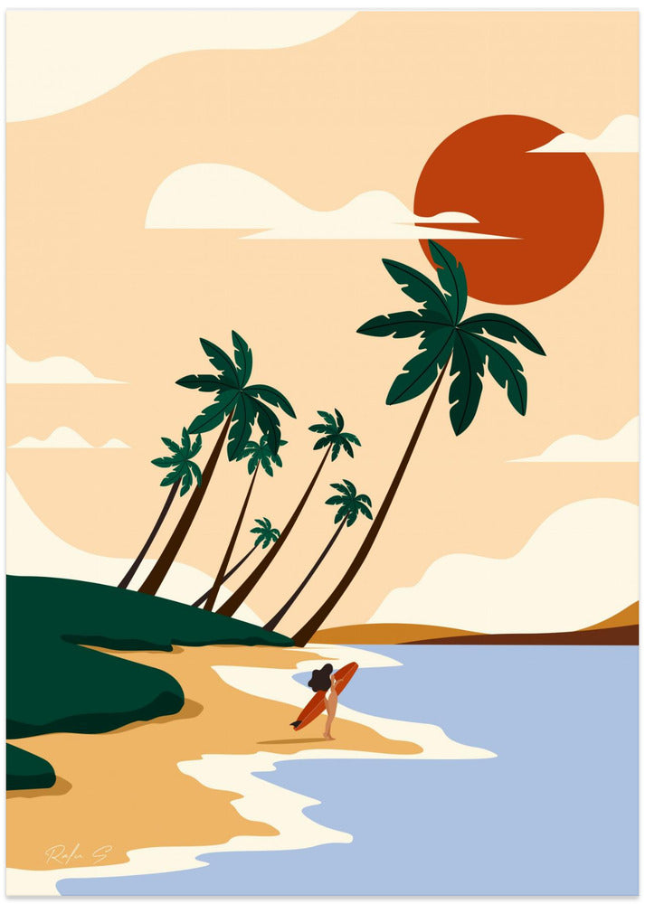 Sunset Surf Bliss