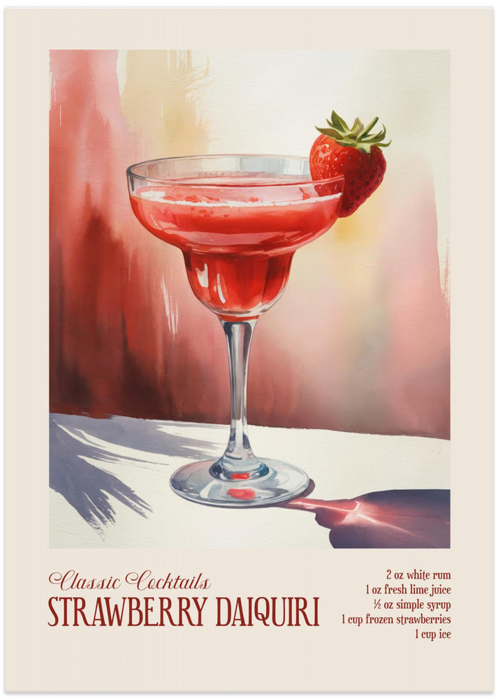 Classic Cocktails - Strawberry Daiquiri