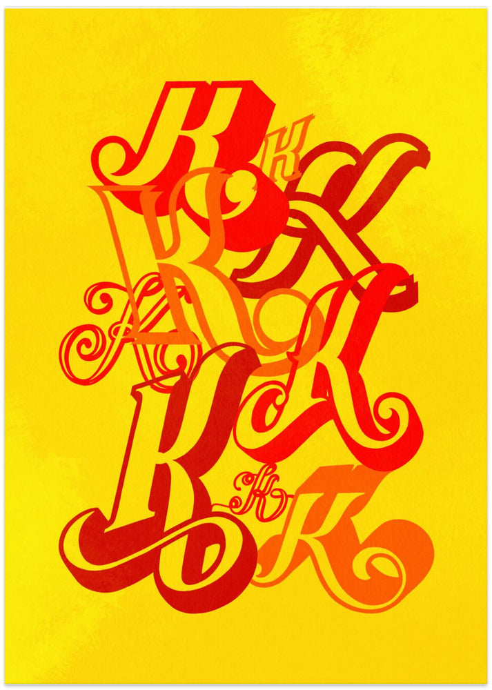 Vibrant Letters Dance