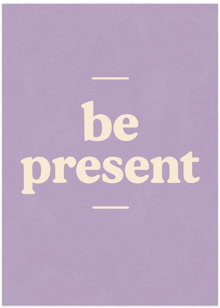 Bepresent(purple)