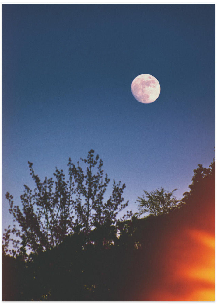 blue hour burning