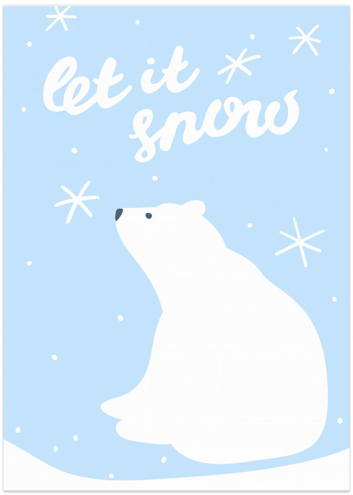 Polarbearletitsnow