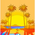 Summer sun beach