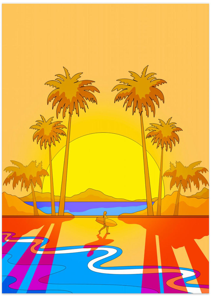 Summer sun beach