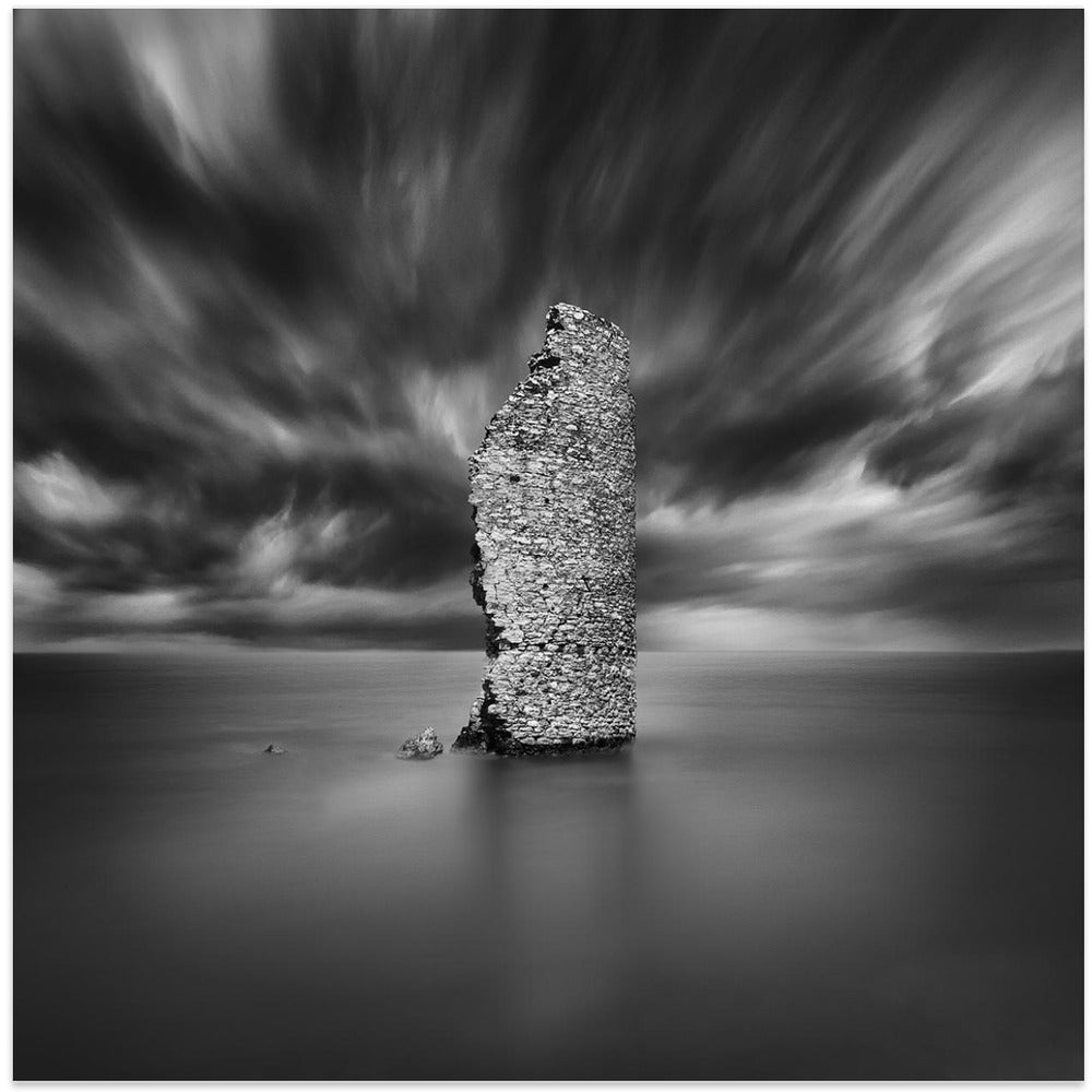 Ruined windmill