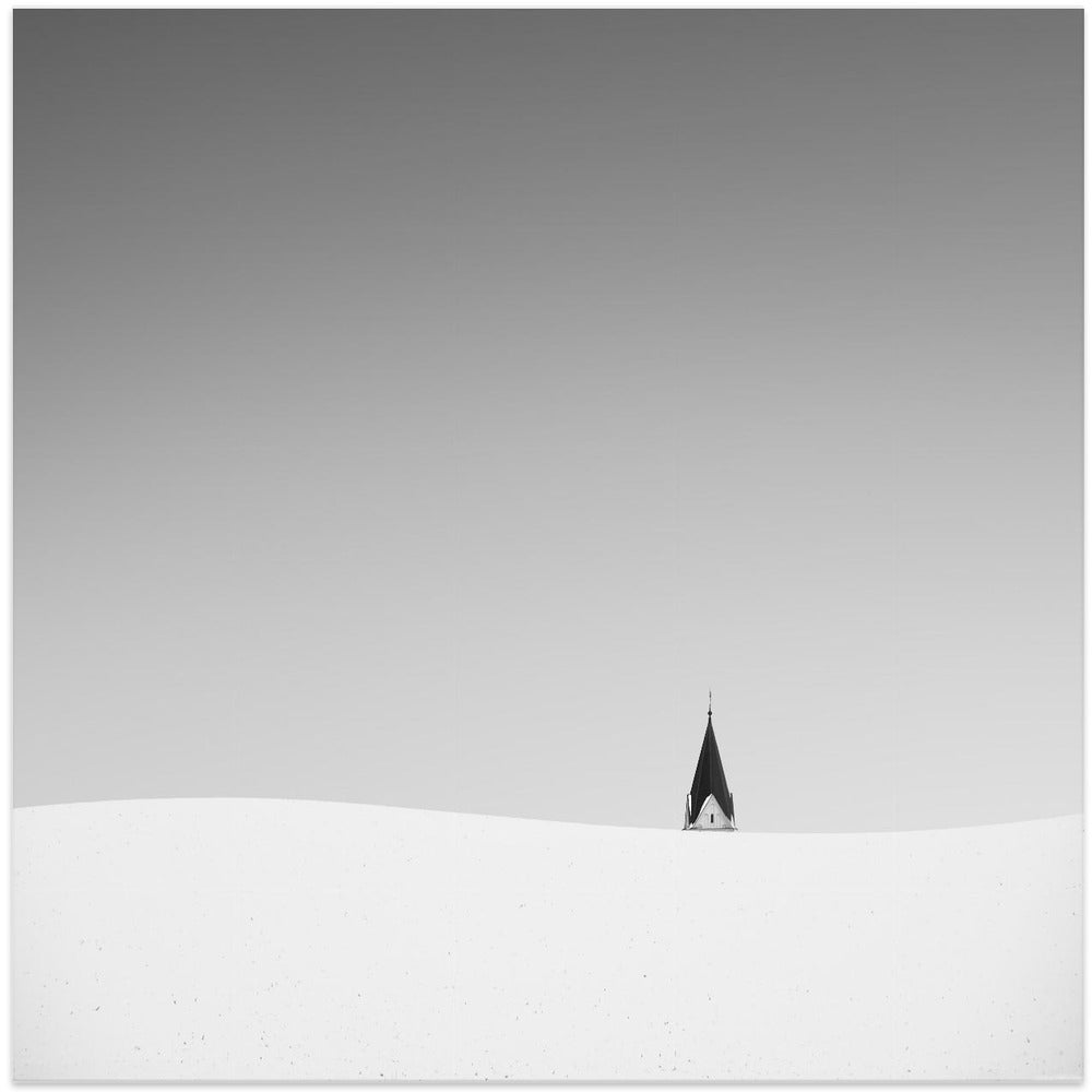 Behind the hill
