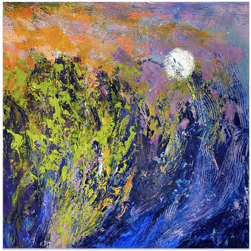 Marsh Moon Rise