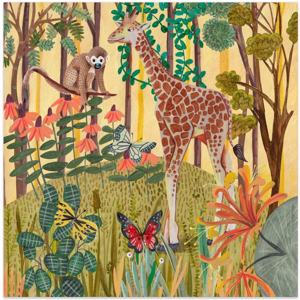 Giraffe in nature