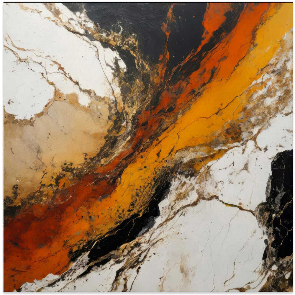Fiery Marble Flow