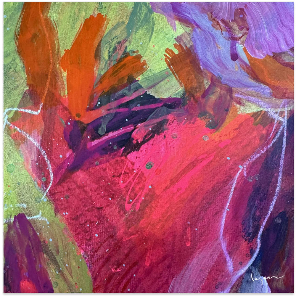 Everbloom Pink Abstract