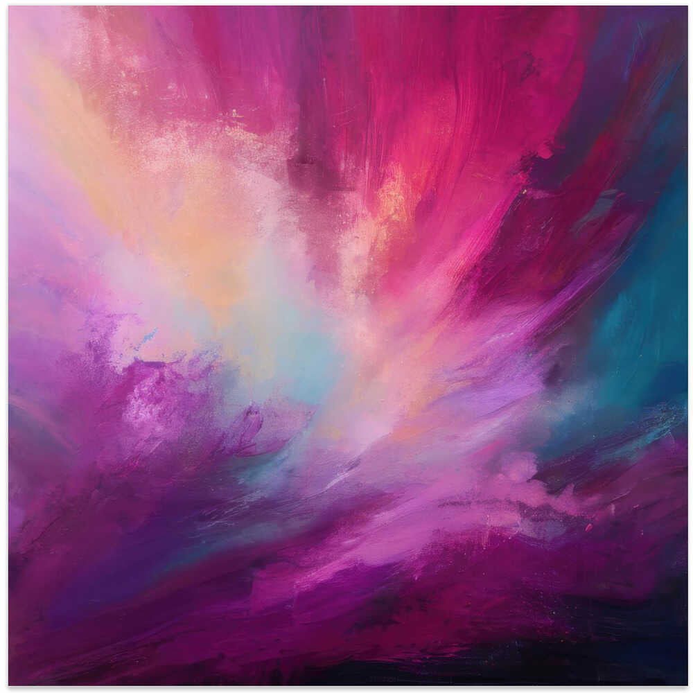 Expressive Colorful Brushstrokes