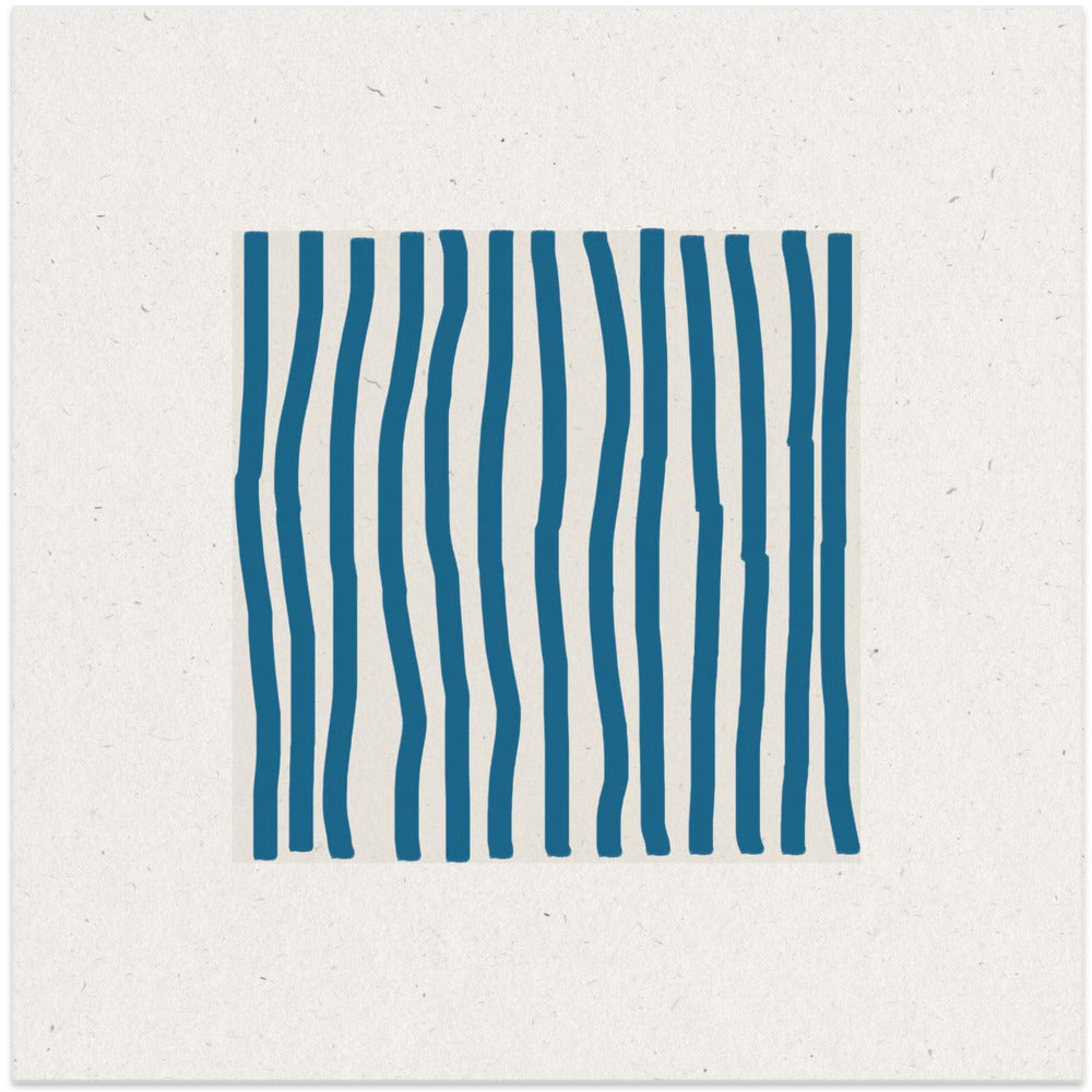 Flowing Blue Lines